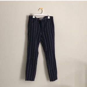 Patterned Madewell pants size 4